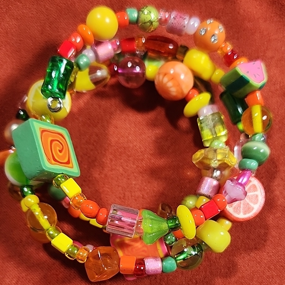 Colorful Beaded Kids Bracelet